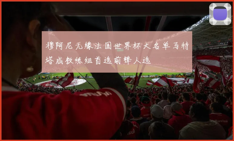 穆阿尼无缘法国世界杯大名单马特塔成教练组首选前锋人选